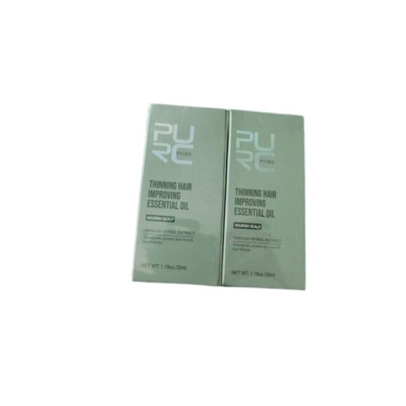 PURC Pure Lot of 2 Thinning Hair Essential Oil NEW - Picture 1 of 1